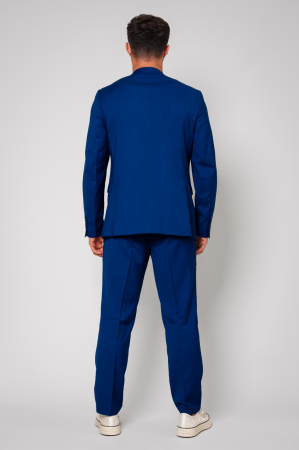 Costum sacou si pantalon lung Dark Blue [2]