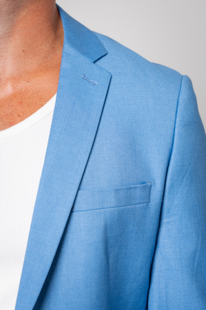 Costum sacou si pantalon lung Blue [3]