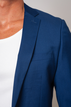 Costum sacou si pantalon lung Dark Blue [3]