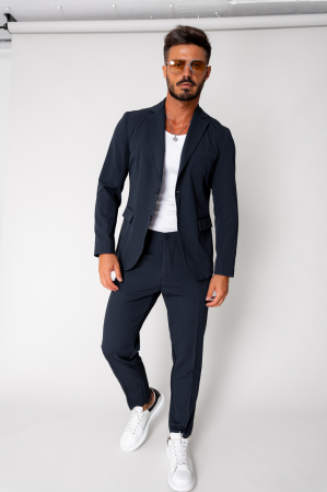 SALE - Jacket and long pants suit Navy