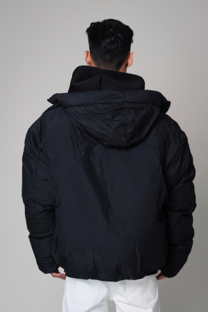 Jacket Zip-Up with hood Huge Oversized Black [3]