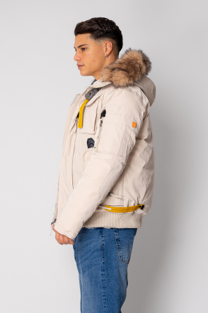 Geaca Heavy cu fermoar si buzunare Beige [1]
