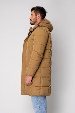 Long zip-up jacket Brown I [1]