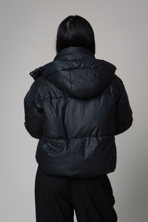 Geaca scurta cu fermoar Black [2]