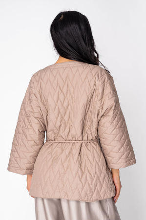 Geaca subtire cu cordon Beige [2]