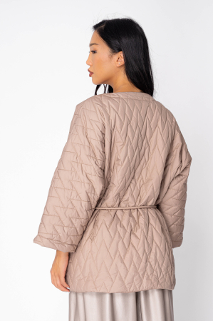 Geaca subtire cu cordon Beige [1]