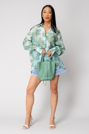 Small bucket bag Green [2]