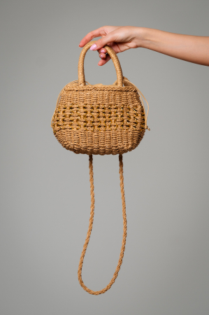 Geanta plaja rafie mica Sand [0]