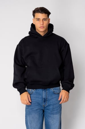 MEN - Oversized Hoodie Black I