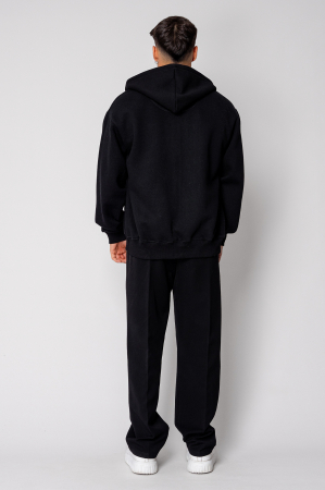 Hoodie with zip Black II [2]