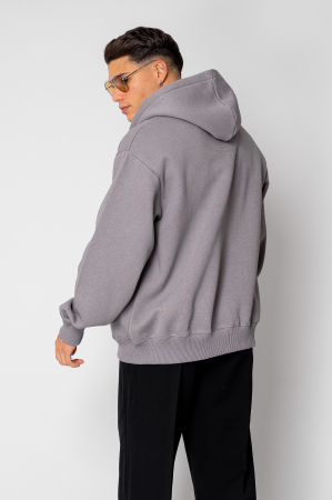 Hoodie with zip Grey Anthracite II [2]