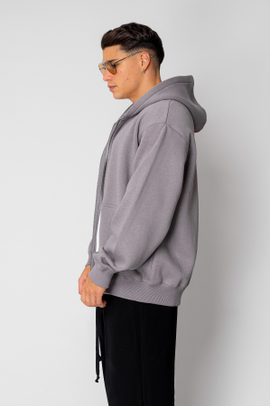 Hoodie with zip Grey Anthracite II [1]