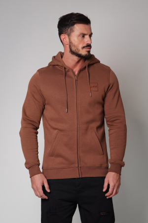 Hanorac Heavy cu fermor Brown [3]