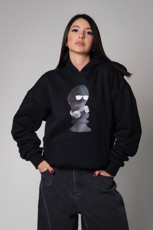 Hanorac Ultra Heavy Oversized Black [1]