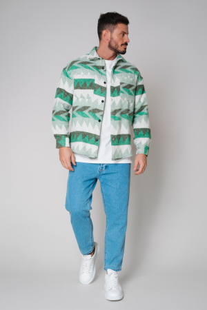 Camasa din bumbac cu nasturi Green [0]