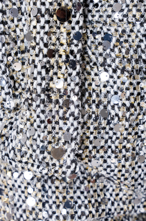 Jacheta cu capse din paiete Silver [3]