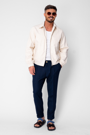 Beige IN zipper jacket [3]