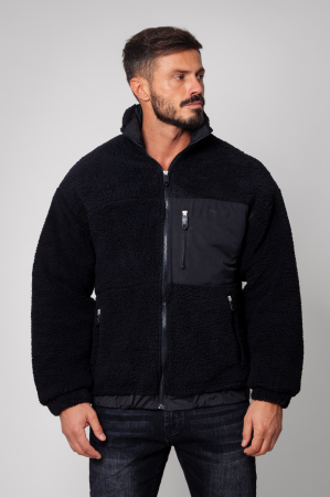 Jacheta cu fermoar Black II [3]