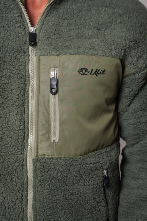 Khaki Zip Up Jacket [3]