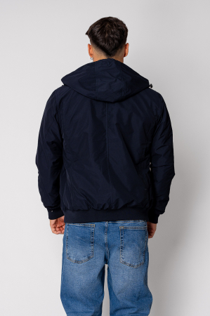 Zip-up Hooded Jacket Navy [2]
