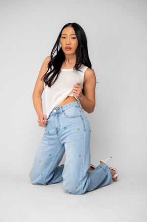 FEMEI - Maiou dama tricotat Off White