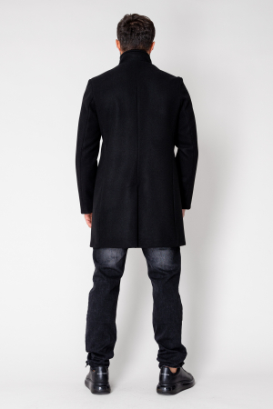 Coat with Buttons Black [2]