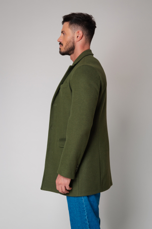 Coat with Buttons Kaki [2]