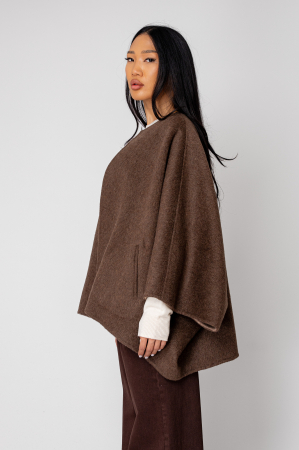 Palton handmade reversibil Brown/Taupe [2]