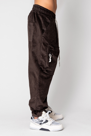 Long cargo pants made of Brown [1]