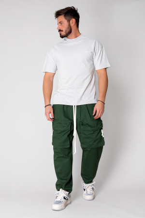 Pantaloni Cargo lung Green [3]