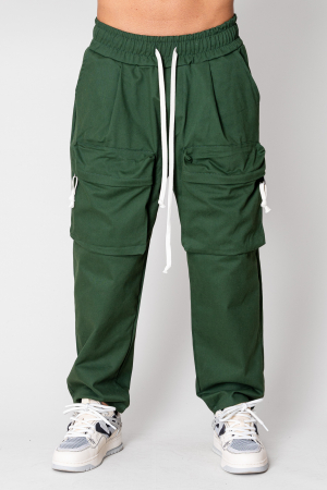 Pantaloni Cargo lung Green [0]