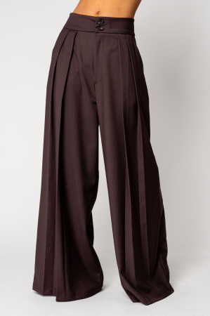 WOMEN - Brown elegant long pants
