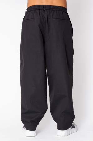 Pantaloni lungi Oversized cu nasture Black [2]