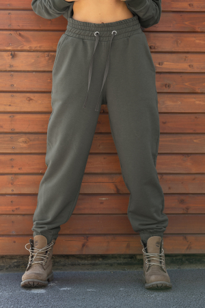 Pantalon Easy-Fit Oversized Kaki [0]