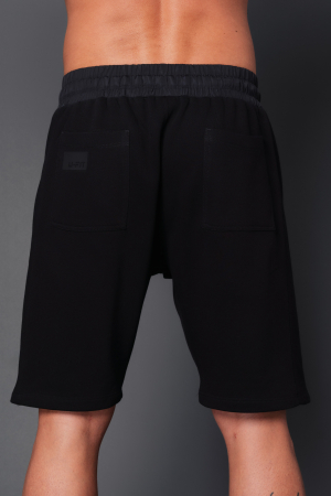 Pantalon scurt cu fas Black [3]