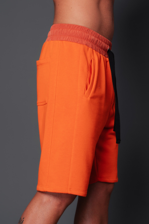 Pantalon scurt cu fas Orange [1]