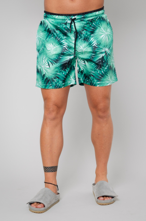 PROMOTII - Pantaloni scurt de baie Leaves Mint
