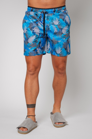 PROMOTII - Pantaloni scurt de baie Leves Black/Blue