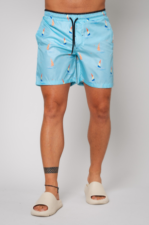 PROMOTII - Pantaloni scurt de baie Boat Blue