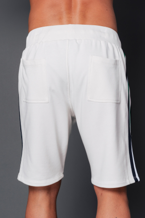 Pantalon scurt Stripe Off White [3]