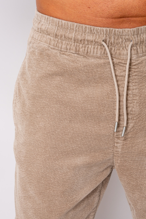 Long straight pants made of Beige [3]