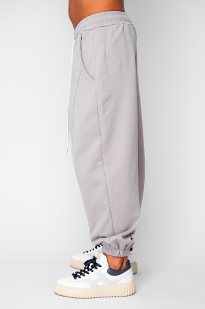 Pantaloni lung Baggy din 100% Bumbac - 400gr/mp Premium Edition Grey [1]