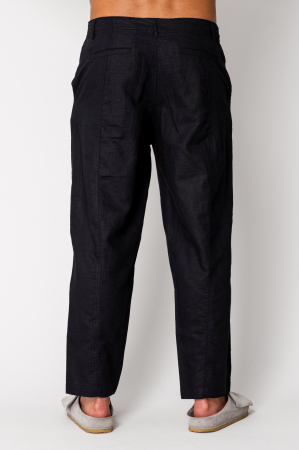 Long IN trousers with button Black [2]