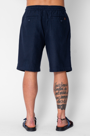 IN shorts with button and drawstring Navy [2]