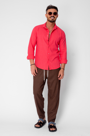 Long IN trousers with drawstring Brown [3]