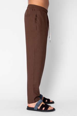 Long IN trousers with drawstring Brown [1]