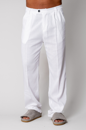 PROMOTII - Pantaloni lung din IN White