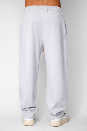 Straight trousers made of 100% Cotton Grey [2]