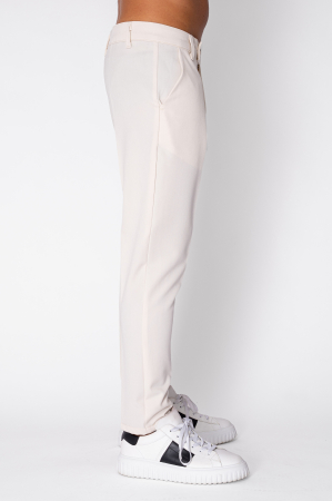 Long pants botton closure Beige [1]