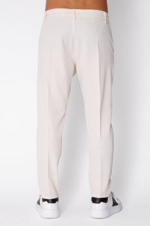 Long pants botton closure Beige [2]